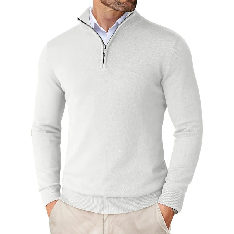 Men's Quarter-Zip Sweater