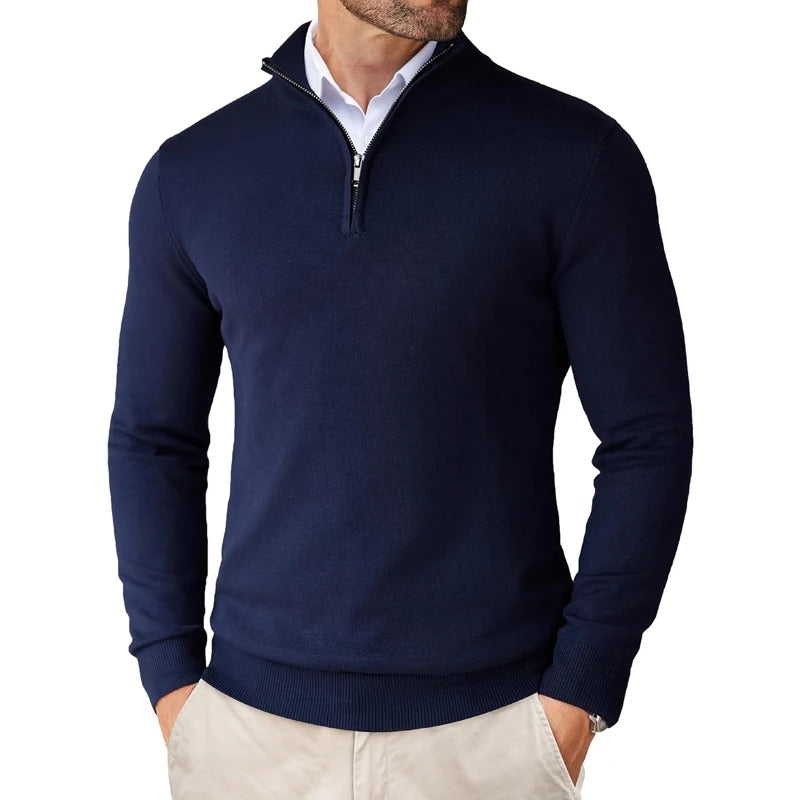 Men's Quarter-Zip Sweater