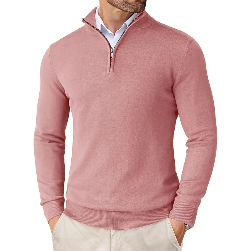 Men's Quarter-Zip Sweater
