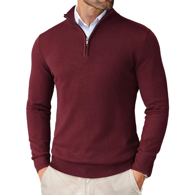 Men's Quarter-Zip Sweater