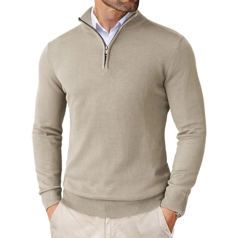 Men's Quarter-Zip Sweater
