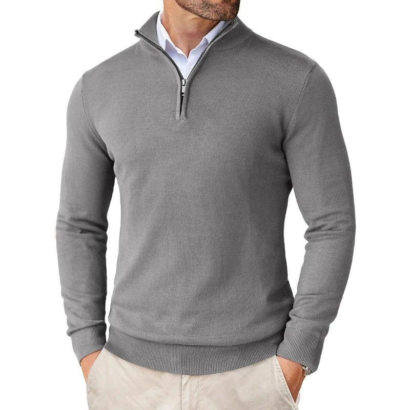 Men's Quarter-Zip Sweater